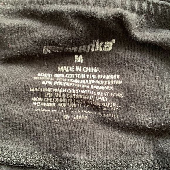 Black Booty Shorts - Picture 2 of 3